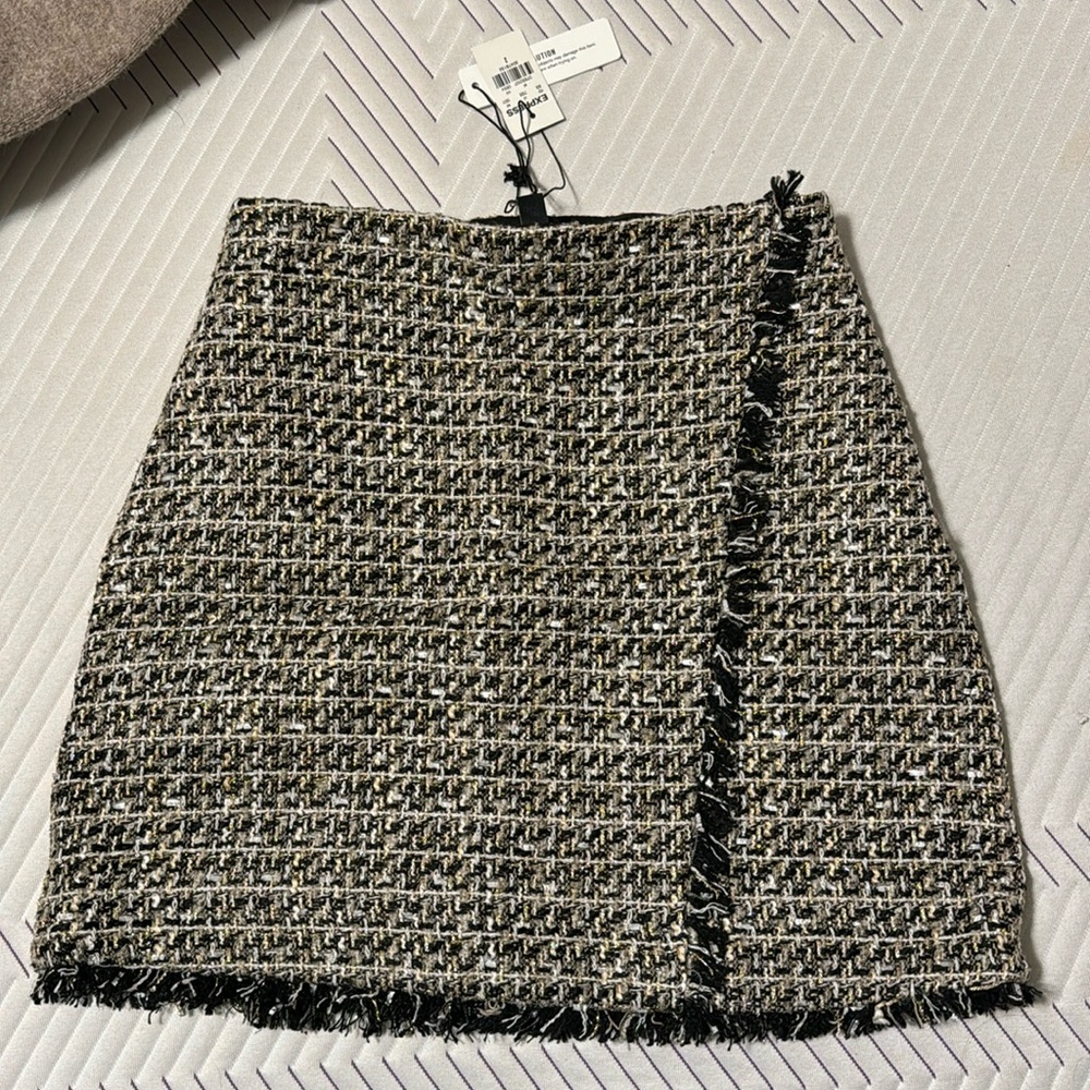 NWT Express Tweed Skirt